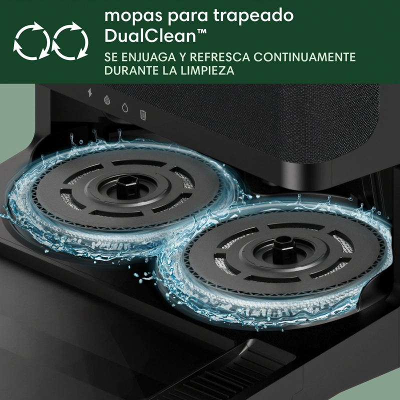 ROOMBA COMBO 405 PLUS CON BASE AUTOWASH ASPIRADORA Y TRAPEADORA ROBOT 2 EN 1 WIFI - 2
