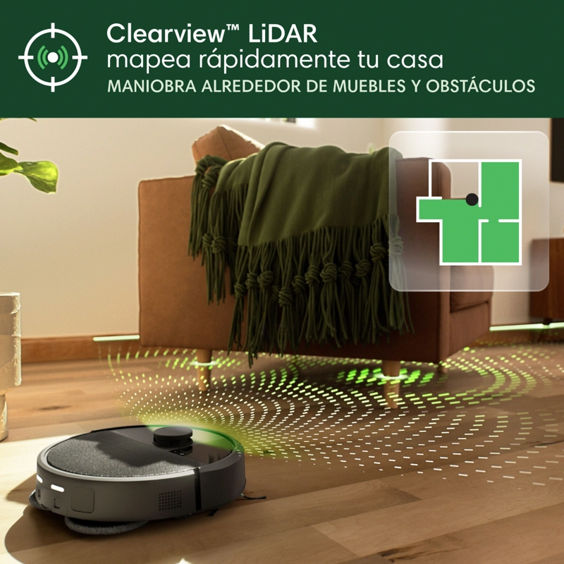 ROOMBA COMBO 405 PLUS CON BASE AUTOWASH ASPIRADORA Y TRAPEADORA ROBOT 2 EN 1 WIFI - 14