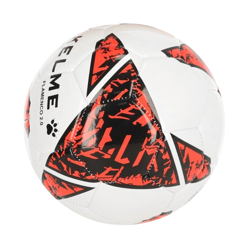 BALON FUTSAL FLAMENCO 2.0 N°3 COLOR BLANCO ROJO MARCA KELME - 1