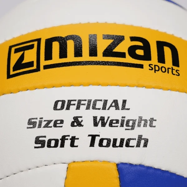 BALON VOLLEYBALL ENTRENO N°5 COLOR AZUL Y AMARILLO MARCA MIZAN - 2