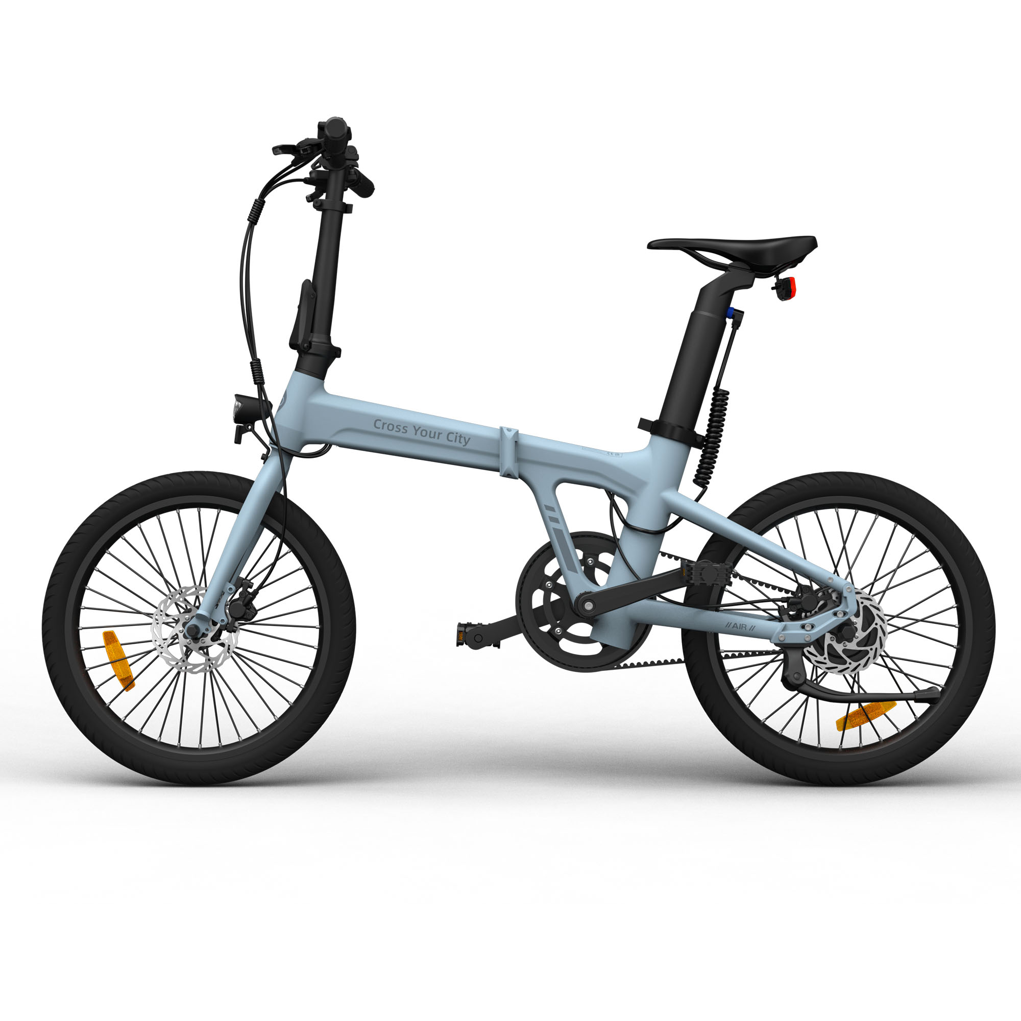 BICICLETA ELÉCTRICA ADO A20 AIR AZUL - 2