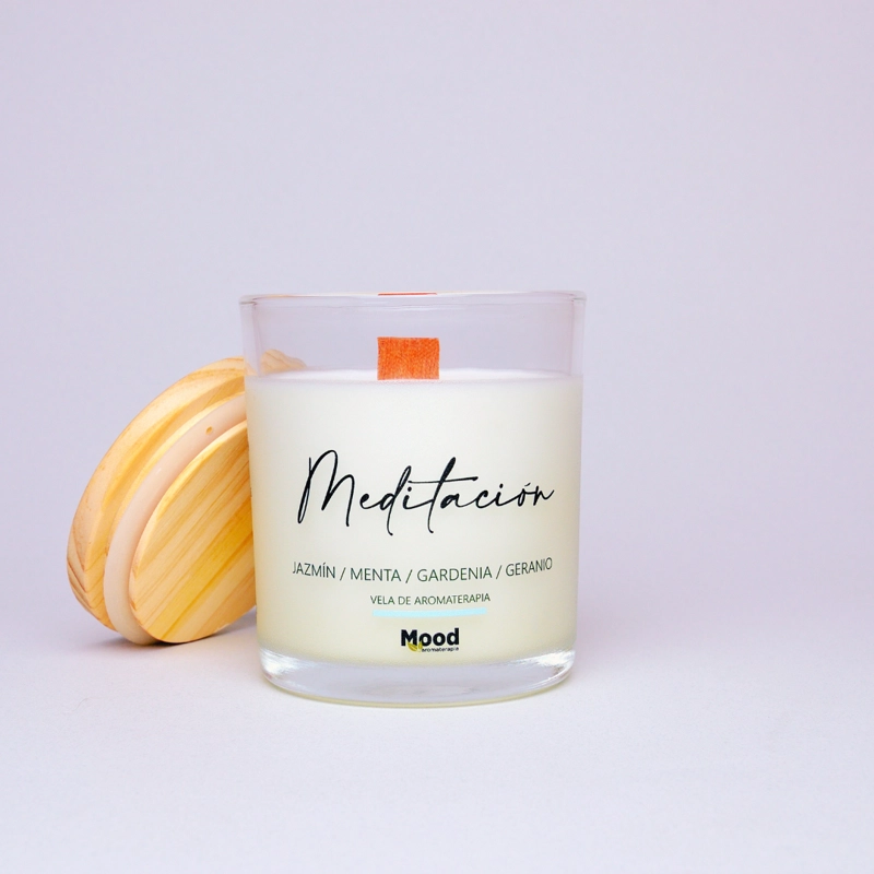 VELAS DE CERA DE SOJA  MEDITACION - 190 ML - 1
