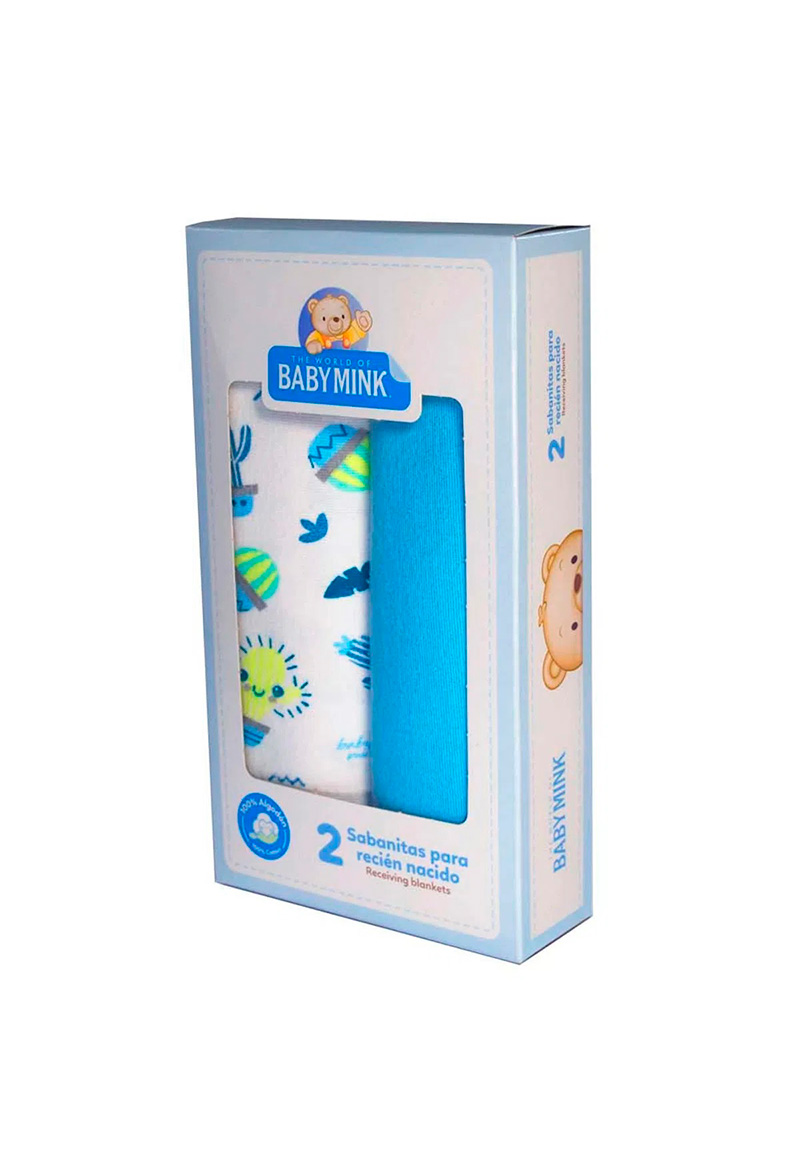 TUTO BLANCKETS ALGODÓN NEW BORN UNISEX AZUL 0 A 24 MESES | Azul - 4