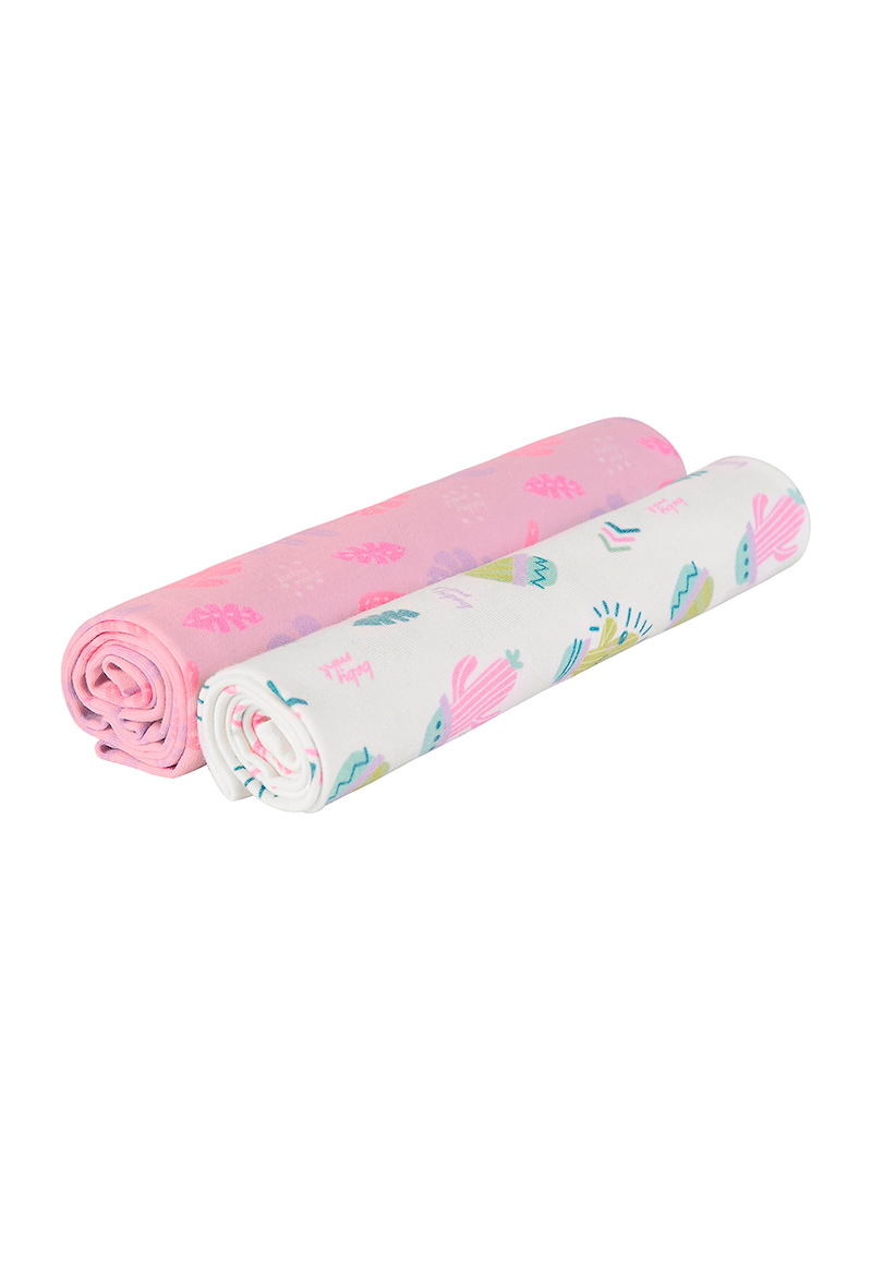 TUTO BLANCKETS ALGODÓN NEW BORN UNISEX ROSA 0 A 24 MESES - 2