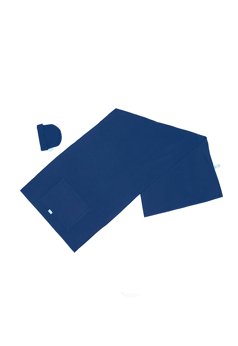 FULAR BABY WRAP PORTABEBÉ BEBÉ UNISEX AZUL 0 A 18 MESES - 1