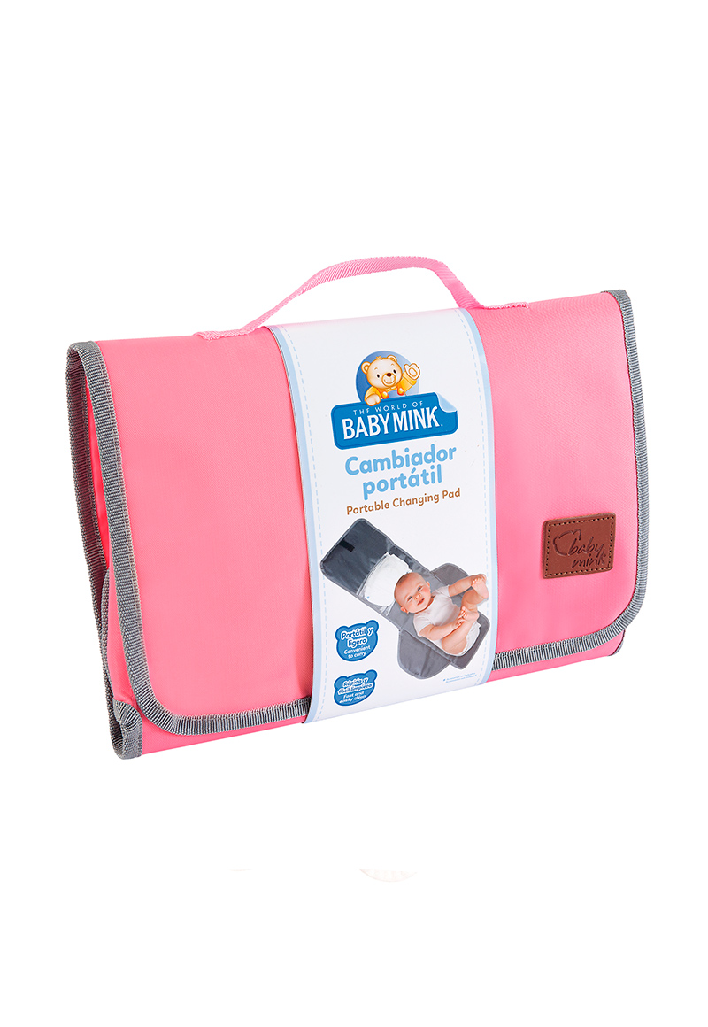 MUDADOR BABY MINK CONFORT PORTÁTIL BEBÉ UNISEX 0 A 12 MESES ROSA - 3