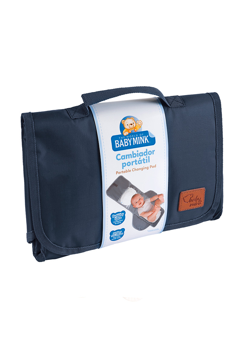 MUDADOR BABY MINK CONFORT PORTÁTIL BEBÉ UNISEX 0 A 12 MESES AZUL MARINO - 3