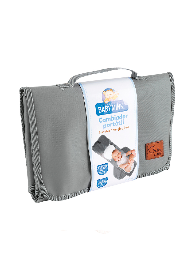 MUDADOR BABY MINK CONFORT PORTÁTIL BEBÉ UNISEX 0 A 12 MESES GRIS - 3