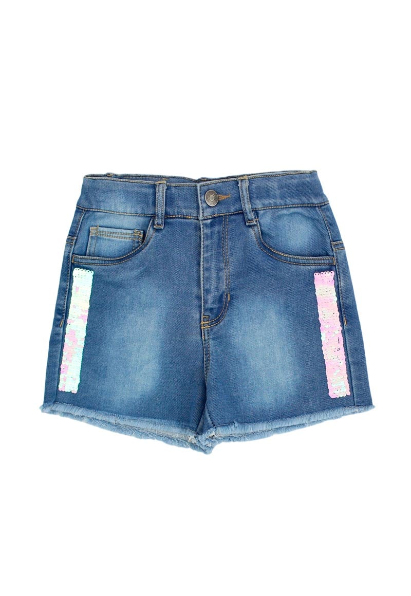 SHORT NIÑA FICCUS AZUL EUPHORIA KIDS - 1