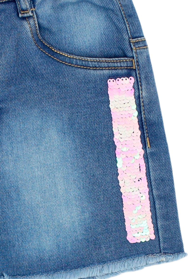 SHORT NIÑA FICCUS AZUL EUPHORIA KIDS - 3