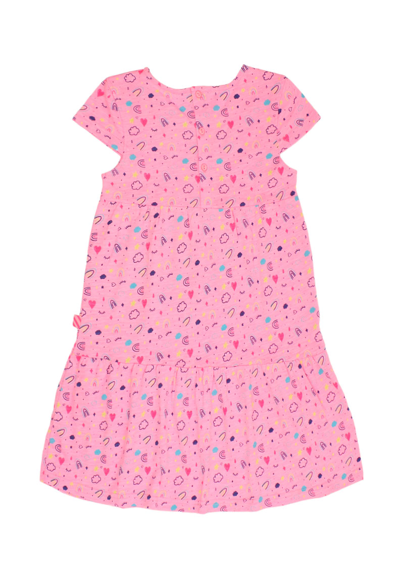 VESTIDO ALGODON NIÑA FICCUS ROSADO EUPHORIA KIDS - 2