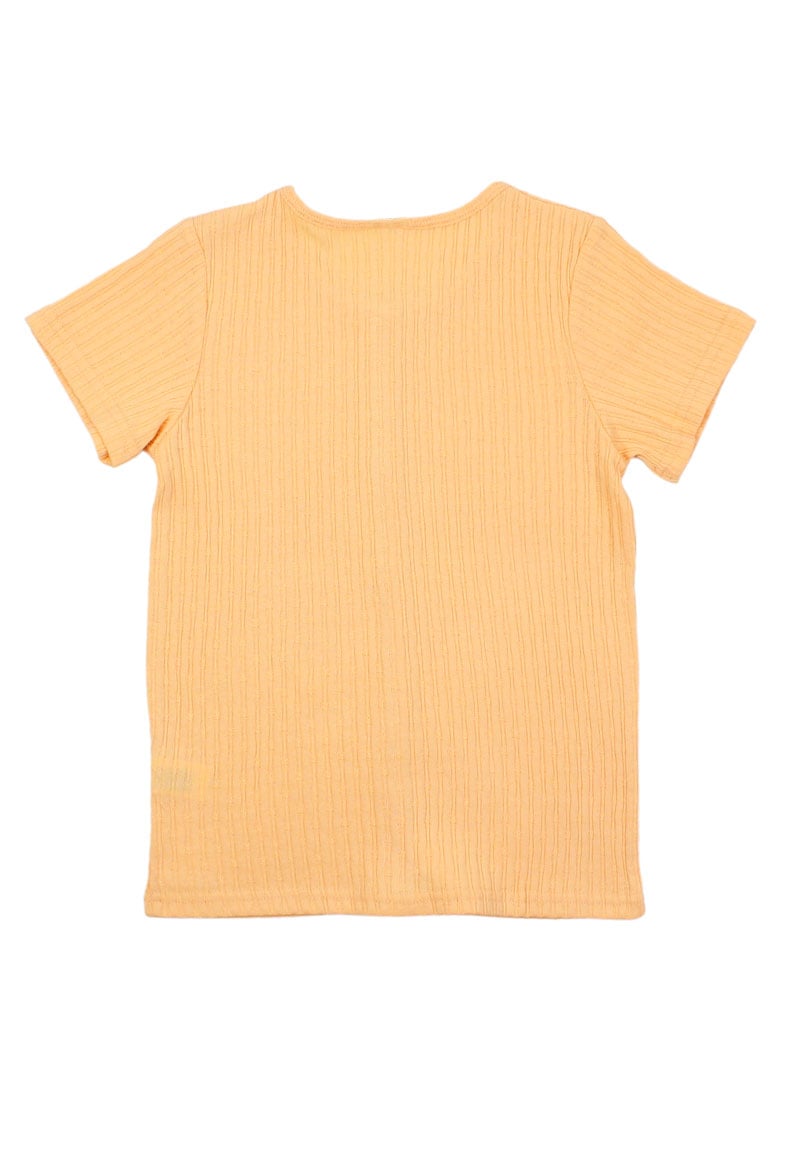 POLERA ALGODÓN NIÑA FICCUS SOUL NARANJO JUNIOR - 2