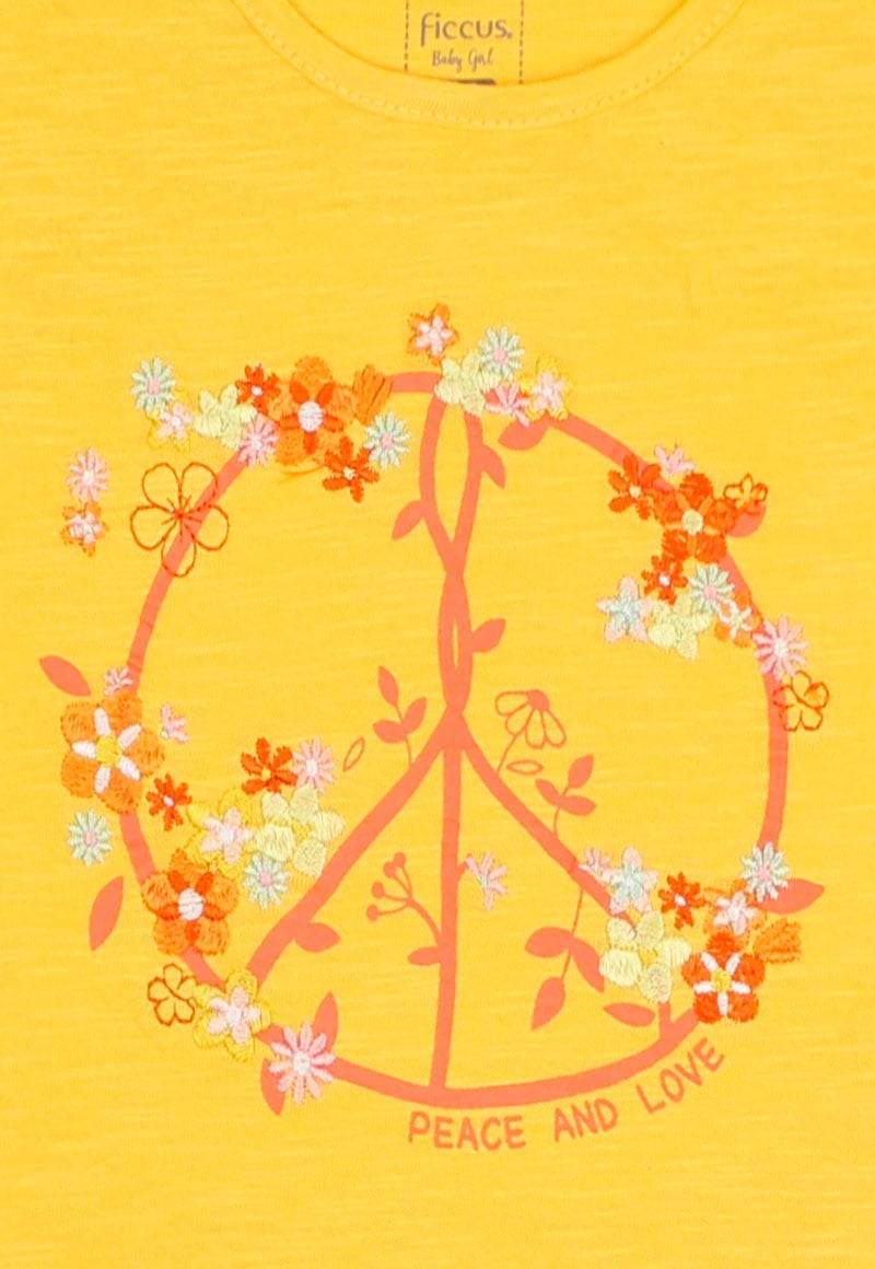 POLERA NIÑA FICCUS CRAFT AMARILLO BEBÉ - 3