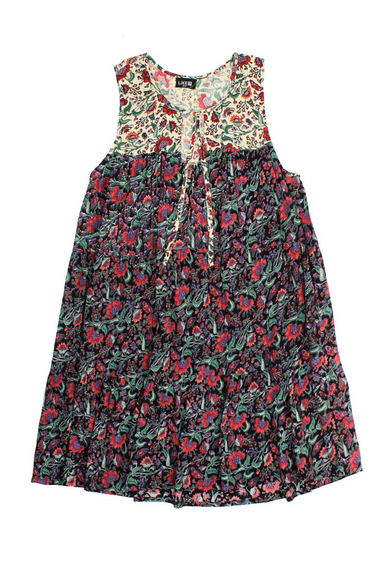 VESTIDO NIÑA FICCUS NEGRO INGENIO TEENS - 1