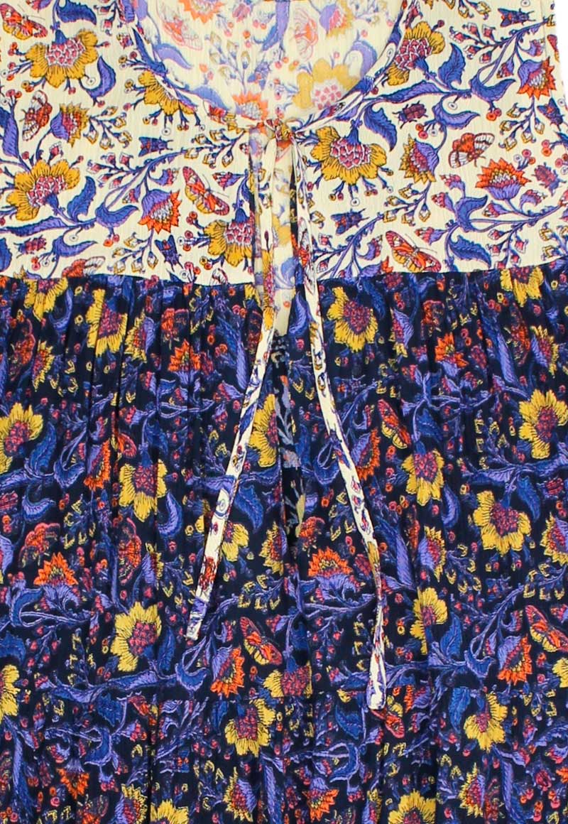 VESTIDO NIÑA FICCUS AZUL INGENIO TEENS - 3