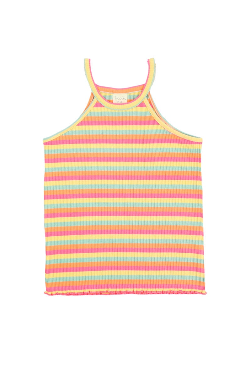 POLERA ALGODÓN NIÑA FICCUS EUPHORIA AMARILLO KIDS - 1