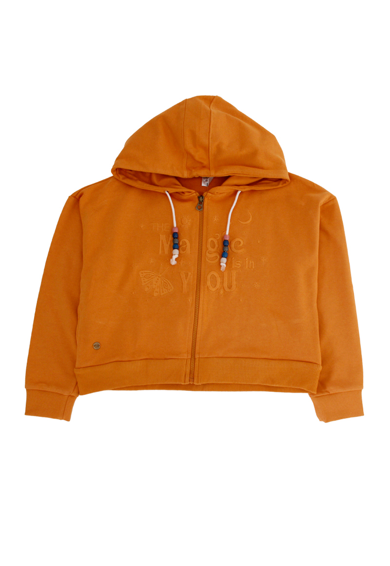 POLERÓN ALGODÓN NIÑA FICCUS CRAFT AMARILLO JUNIOR - 1