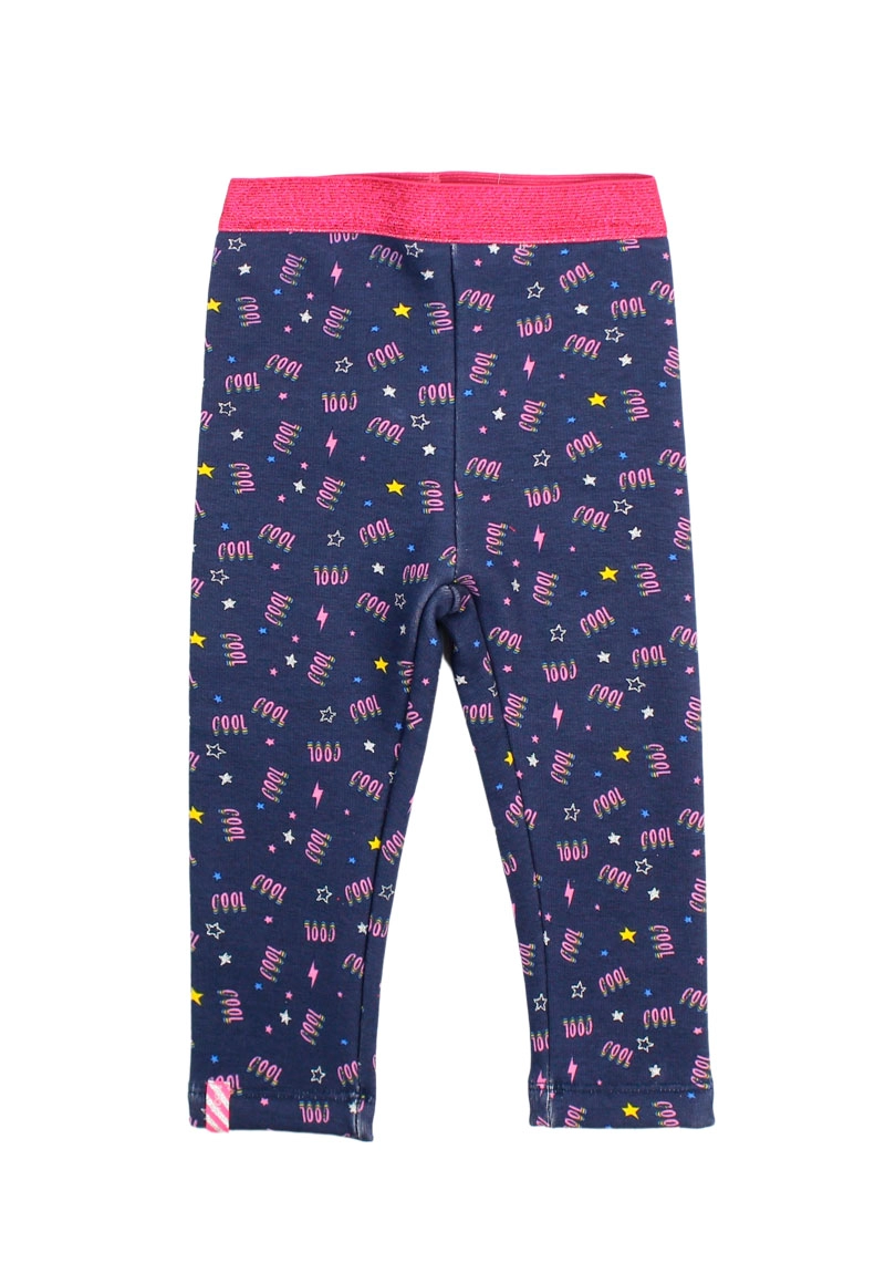 LEGGINS LISO POWER BEBE  NIÑA AZUL - 1