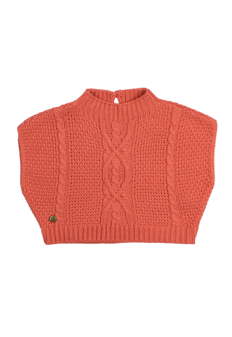 SWEATER OUTSIDE BEBÉ NIÑA CORAL - 1