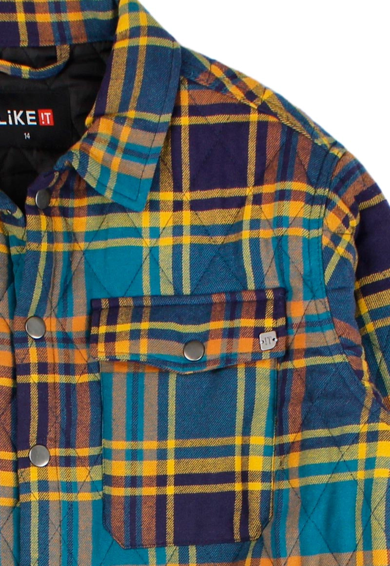 CAMISA ALGODÓN NIÑO LIKE IT NORDIC TEENS TUEQUESA - 3