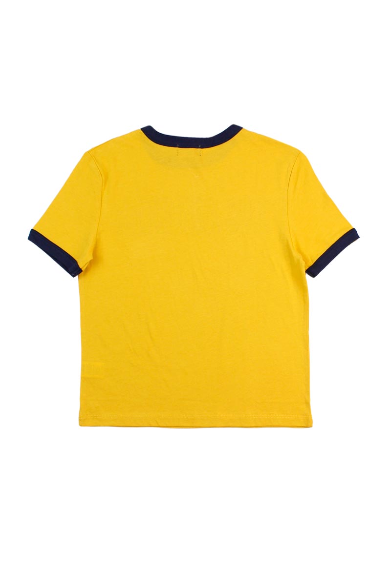 POLERA ALGODÓN NIÑA LIKE IT VARSITY TEENS MOSTAZA - 2