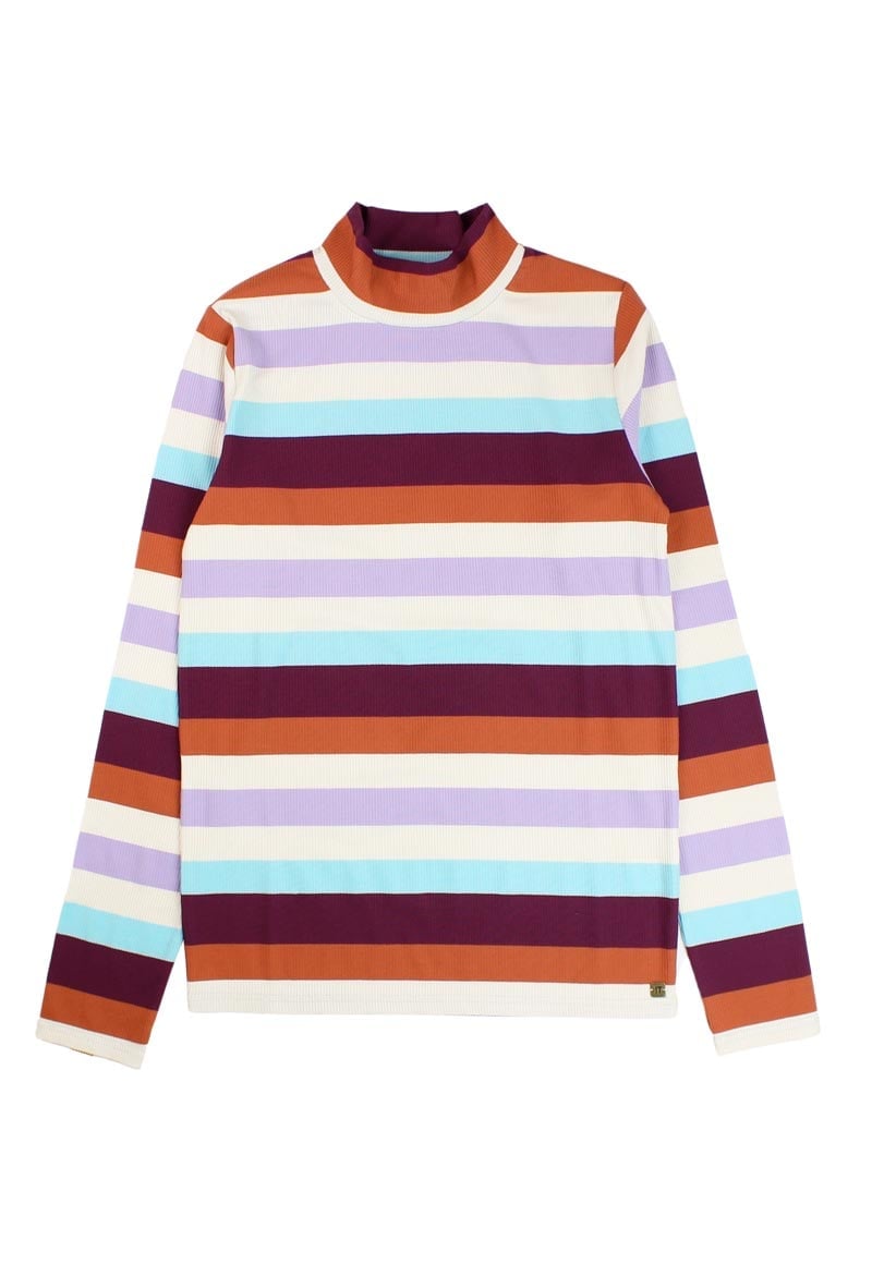 POLERA NIÑA LIKE IT FRANJAS NORDIC TEENS BURDEO - 1