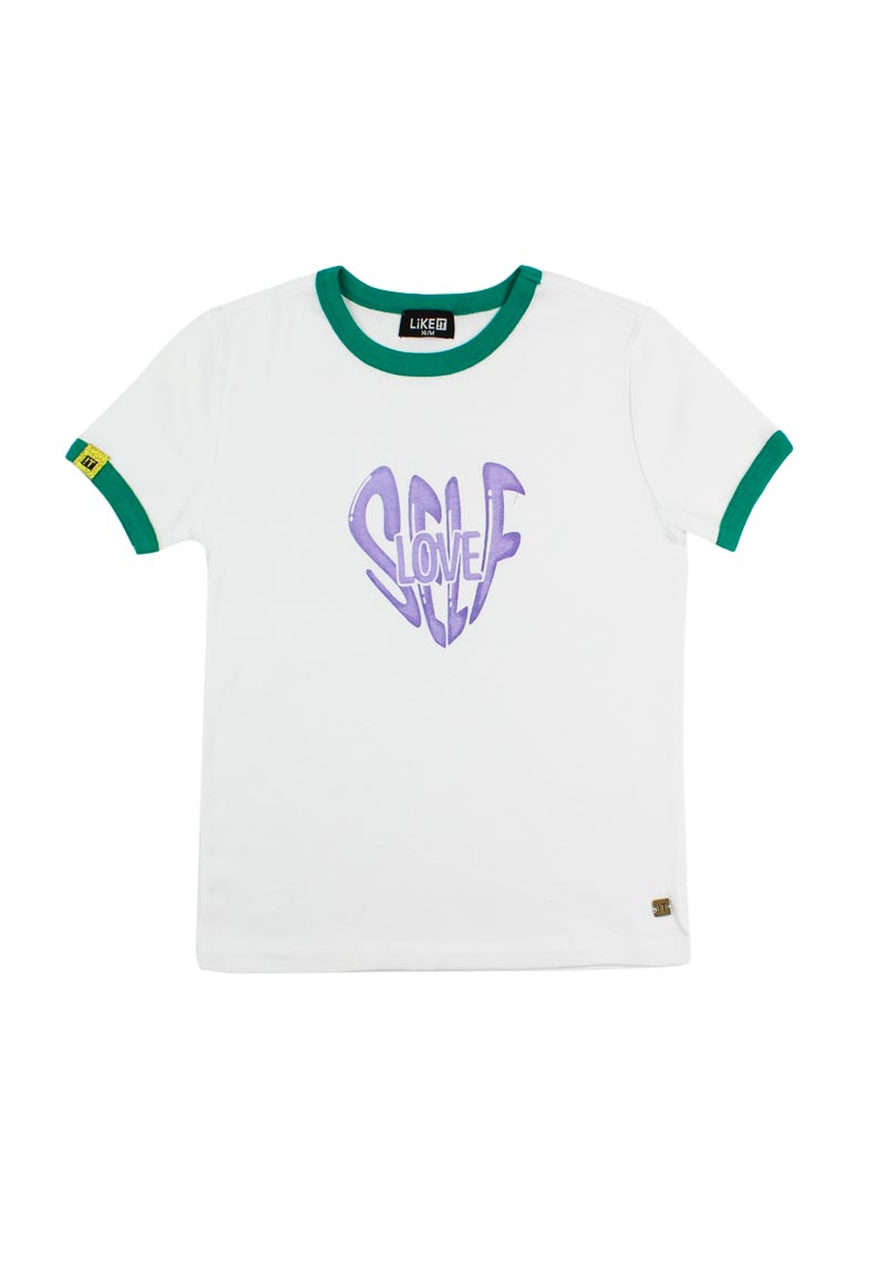 POLERA ALGODÓN NIÑA LIKE IT FREED TEENS BLANCO - 1