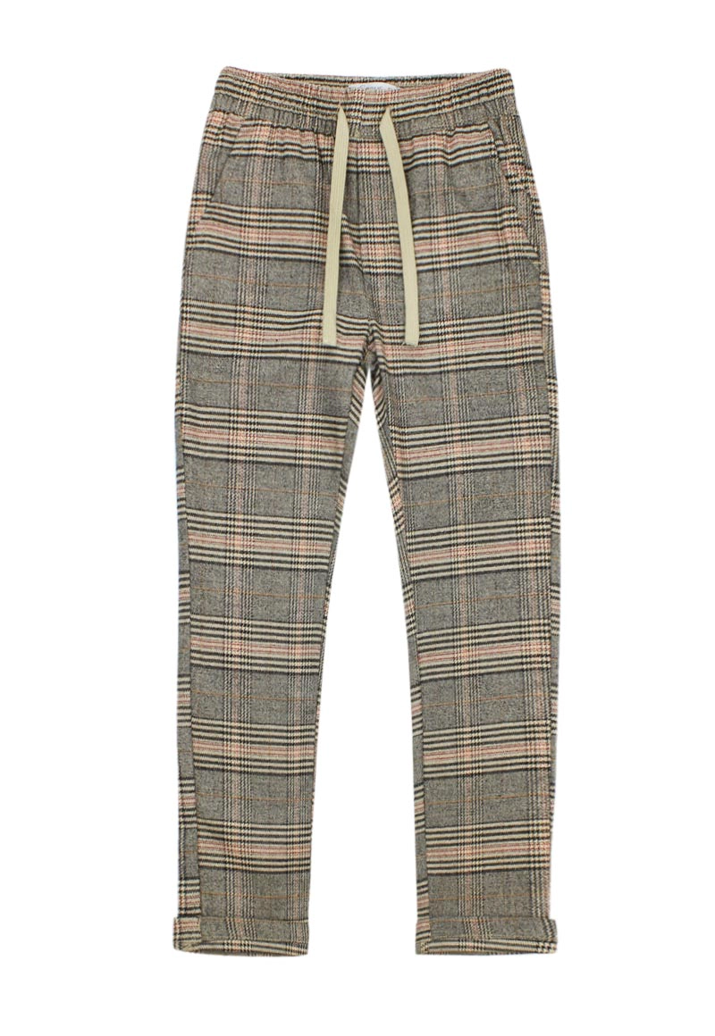 PANTALÓN NIÑO FICCUS CAFÉ STRONGER KIDS ESCOCES - 1