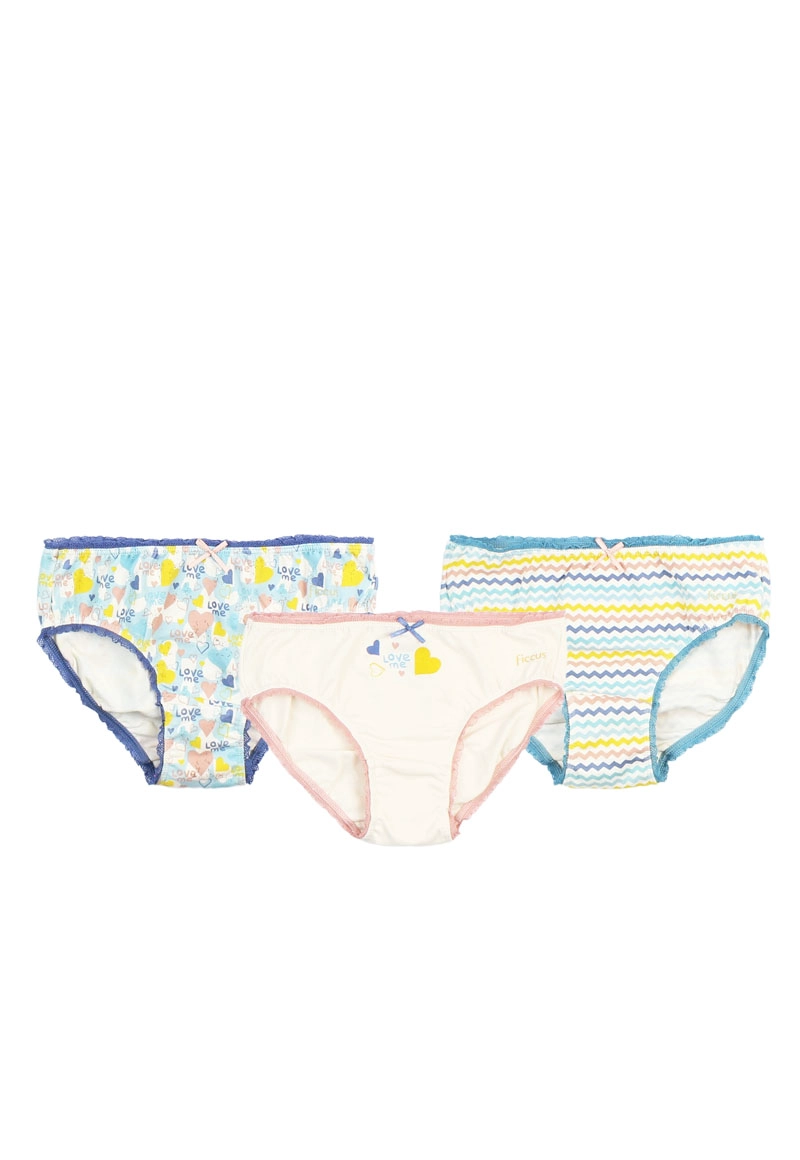 BIKINI ALGODON NIÑA FICCUS MULTICOLOR TRANSVERSAL KIDS - 1