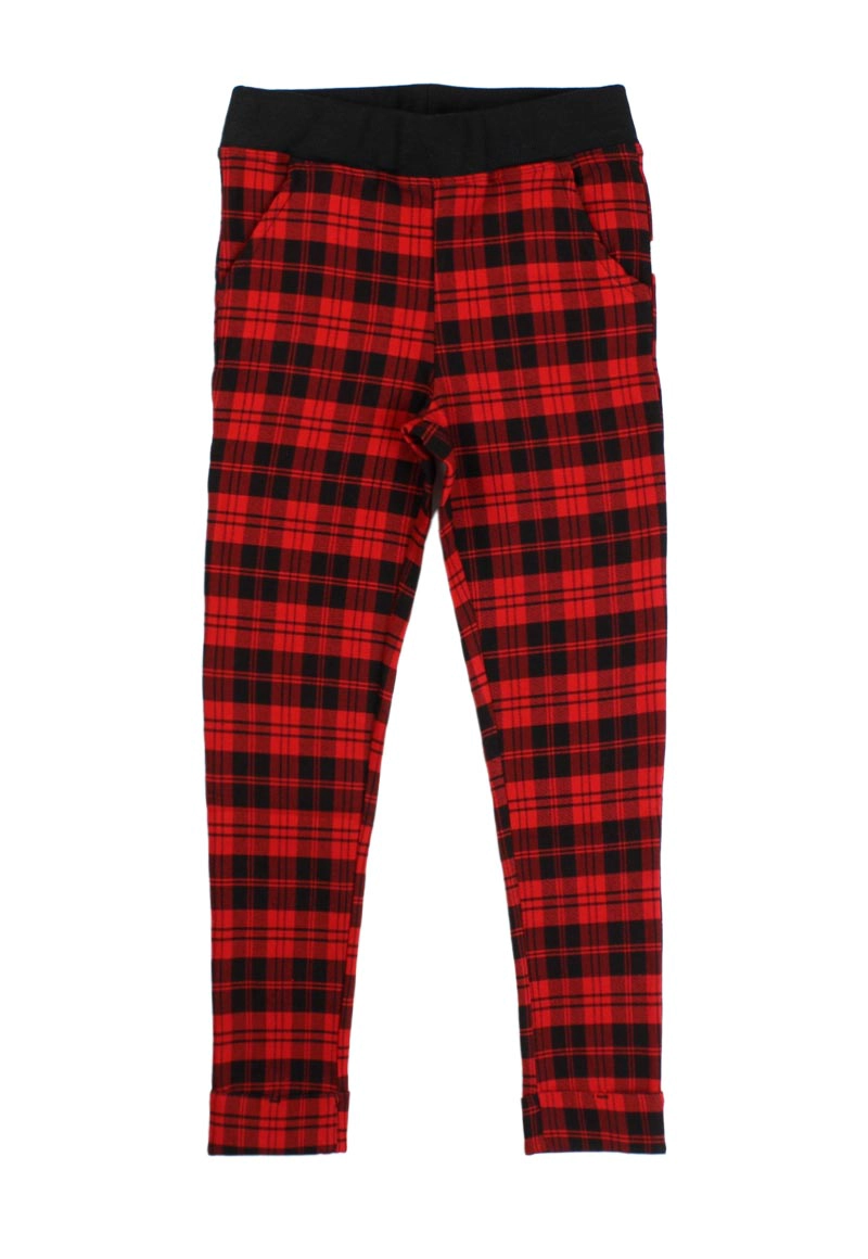 LEGGINGS NIÑA FICCUS ROJO STRONGER JUNIOR - 1
