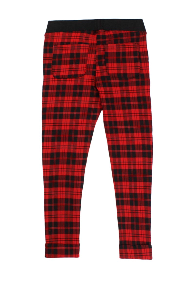 LEGGINGS NIÑA FICCUS ROJO STRONGER JUNIOR - 2