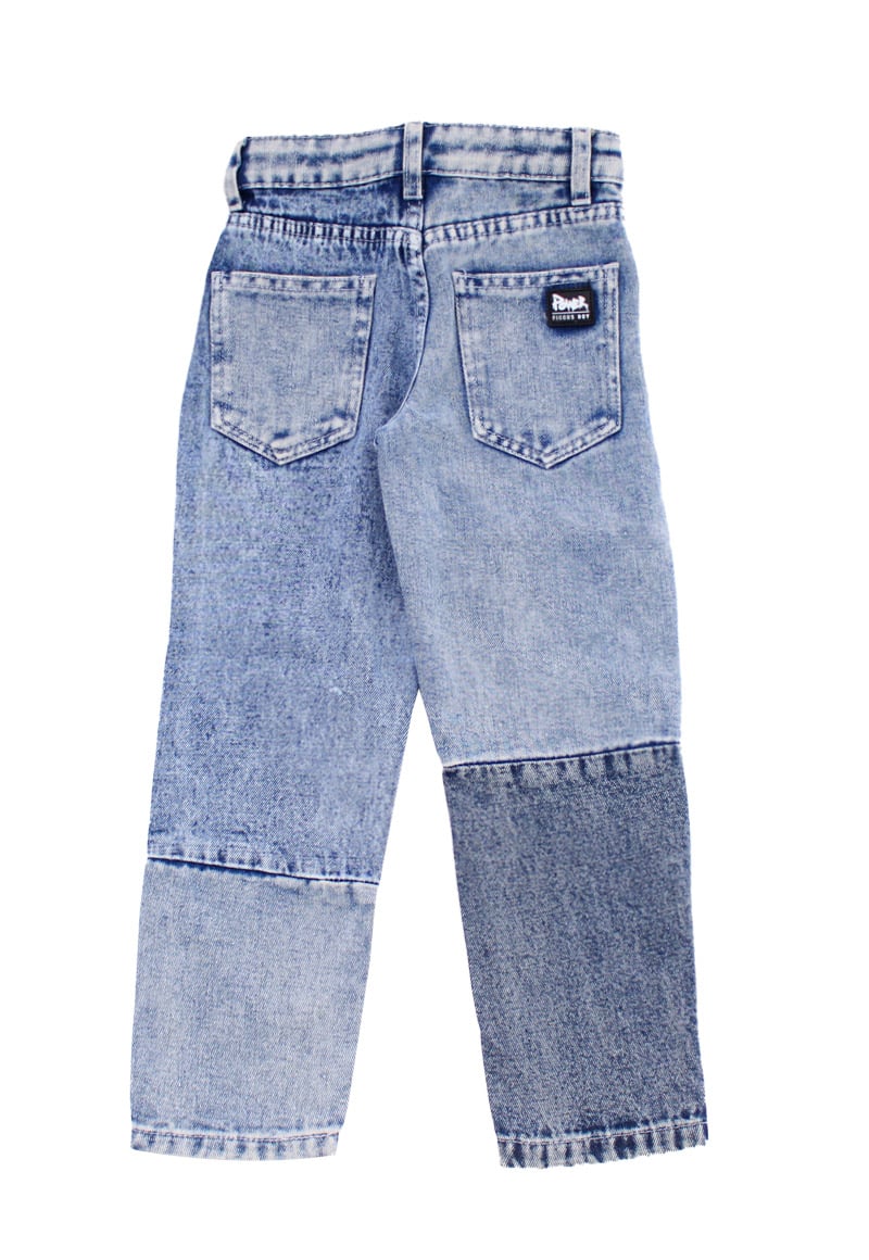 JEAN ALGODÓN NIÑO FICCUS AZUL POWER KIDS - 2