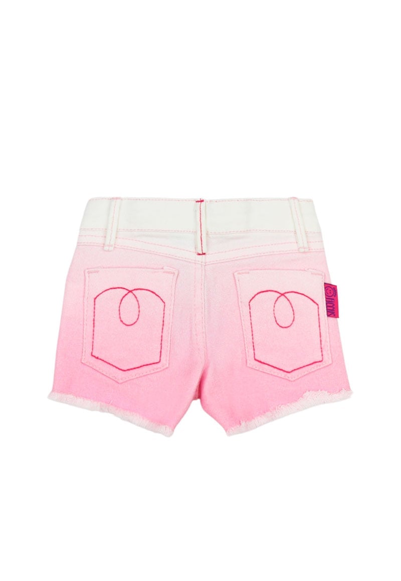 SHORT ALGODÓN NIÑA FICCUS ROSADO GO BEBÉ - 2