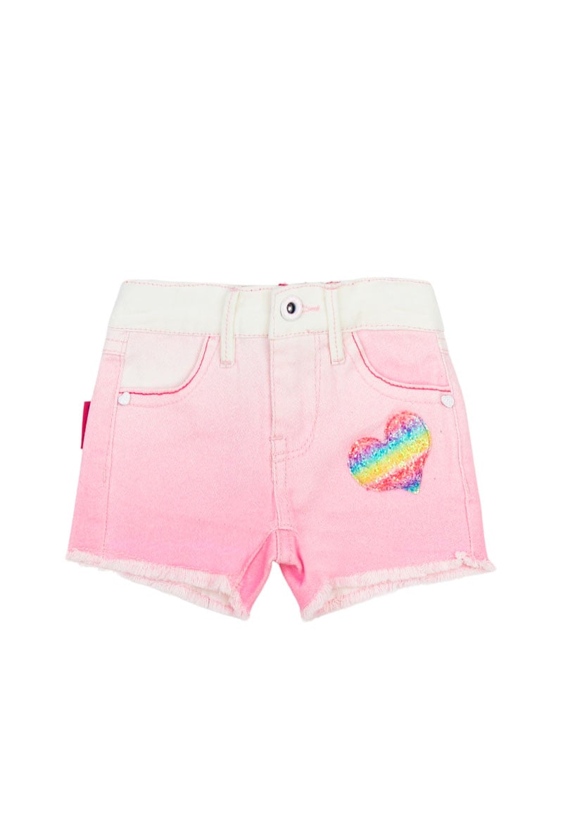 SHORT ALGODÓN NIÑA FICCUS ROSADO GO BEBÉ - 1