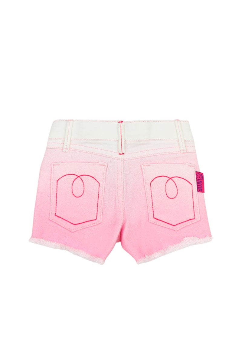 SHORT ALGODÓN NIÑA FICCUS ROSADO GO BEBÉ - 2
