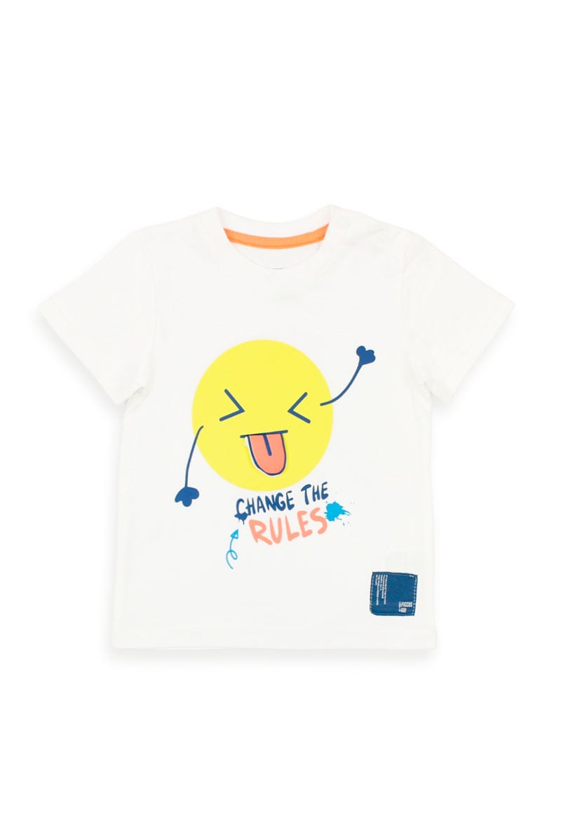 POLERA ALGODÓN NIÑO FICCUS ESTAMPADA GO BEBÉ - 1