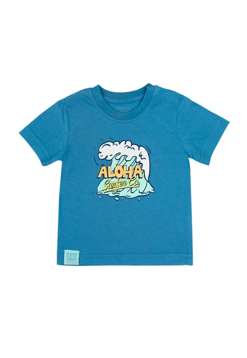 POLERA NIÑO FICCUS OASIS BEBÉ DENIM - 1