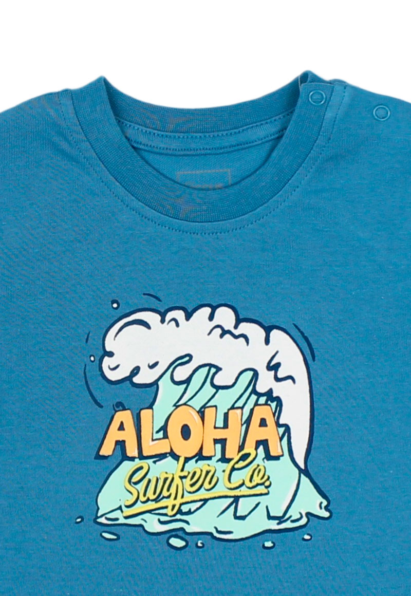 POLERA NIÑO FICCUS OASIS BEBÉ DENIM - 3
