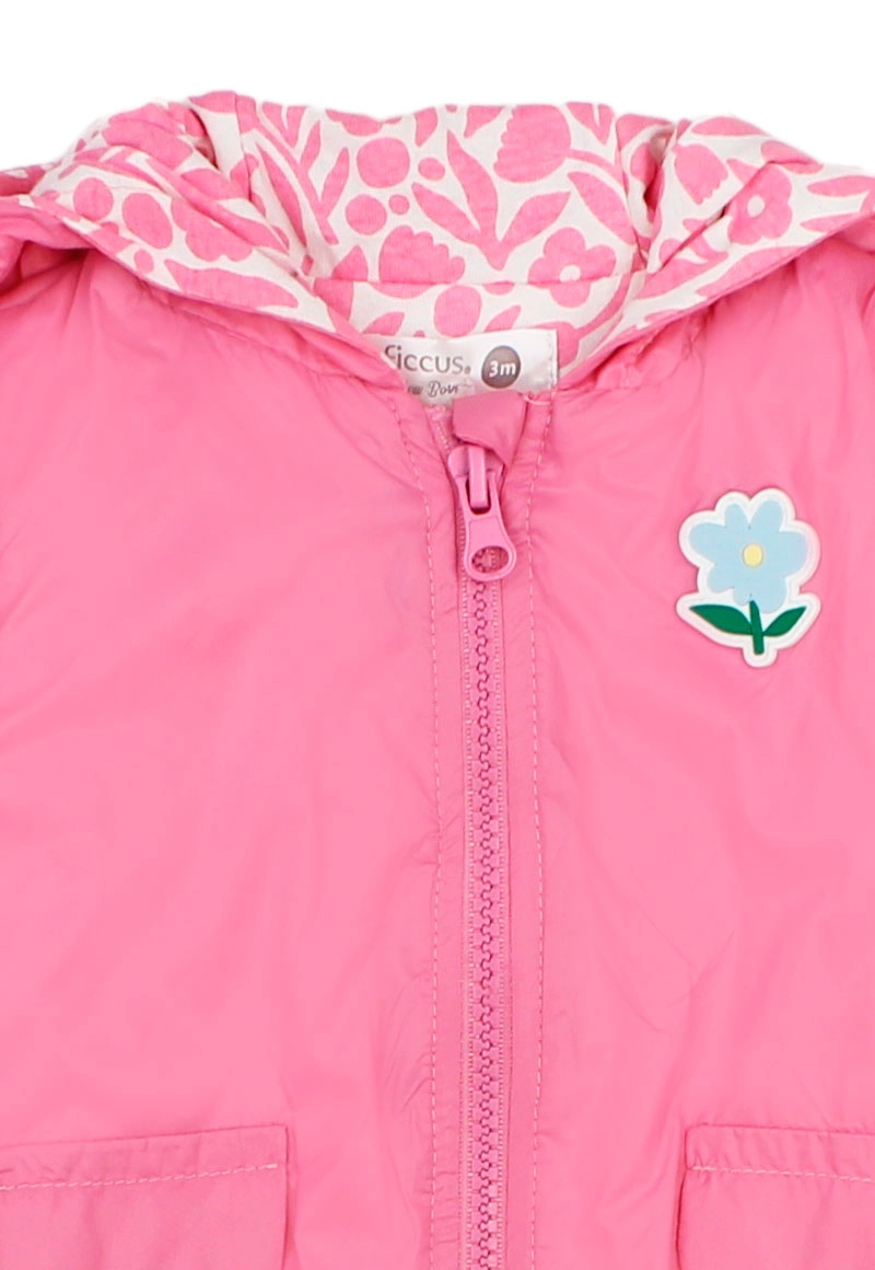 CHAQUETA FESTIVAL NEW BORN NIÑA ROSADO - 3