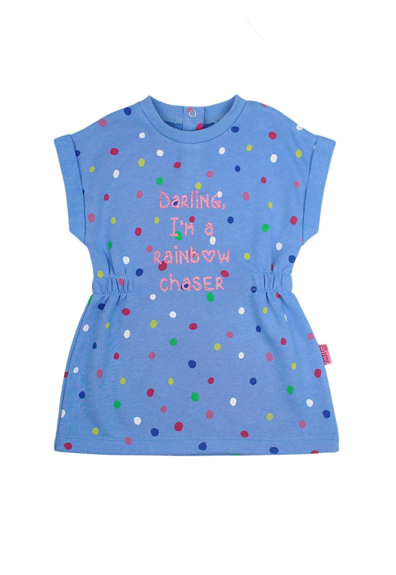 VESTIDO NIÑA FICCUS MORADO LAVANDA GO BEBE - 1