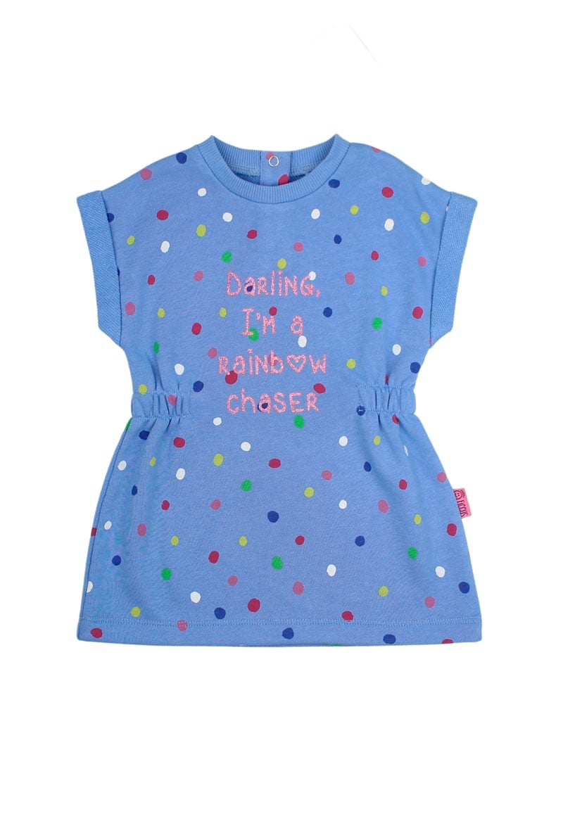 VESTIDO NIÑA FICCUS MORADO LAVANDA GO BEBE - 1