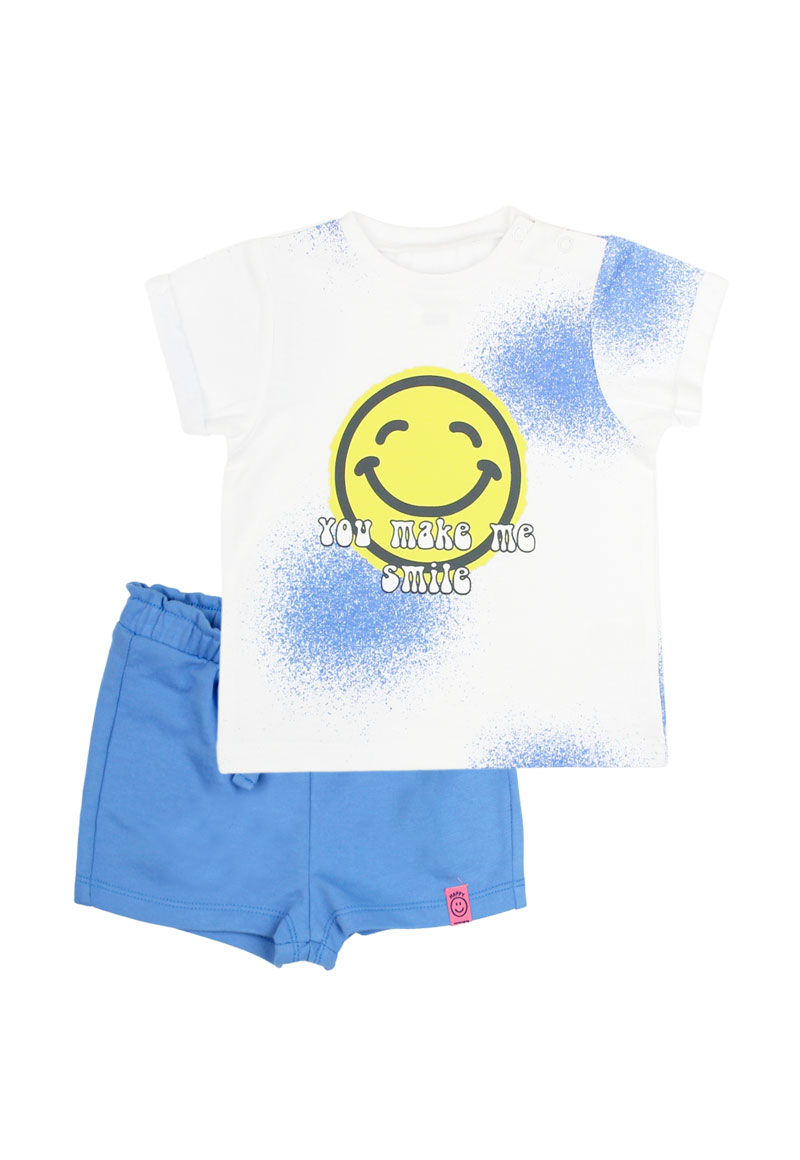 CONJUNTO ALGODON NIÑA FICCUS BLANCO GO BEBE - 1