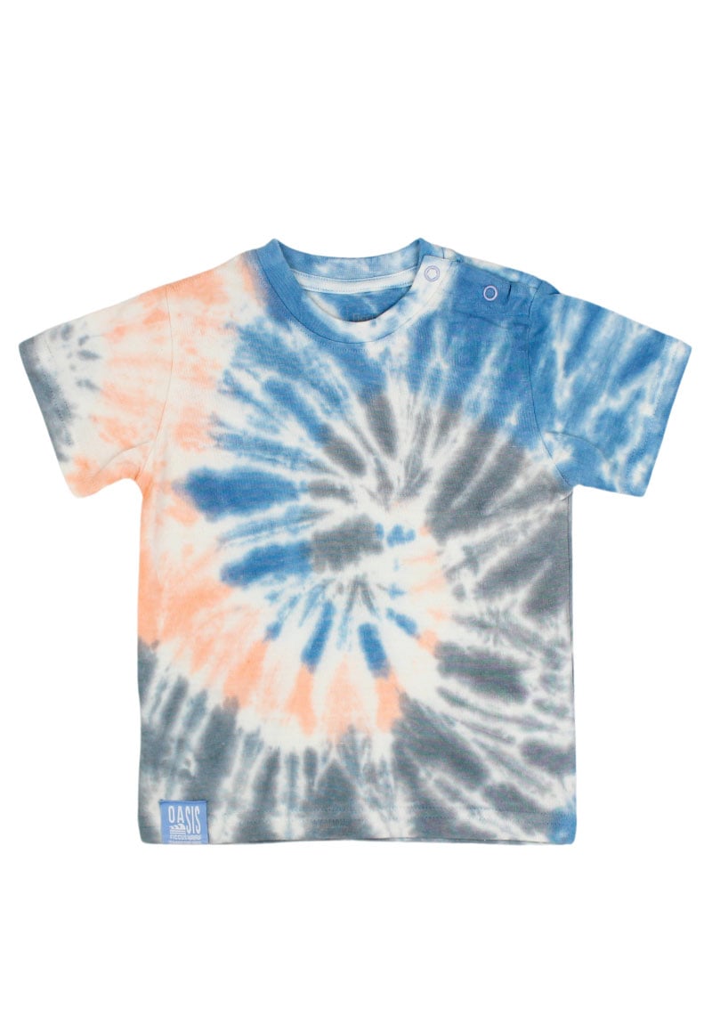 POLERA NIÑO FICCUS TIE DYE OASIS BEBÉ LAVANDA - 1