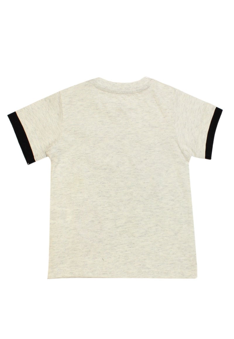 POLERA ALGODÓN NIÑO FICCUS GO BEBÉ GRIS MELANGE - 2