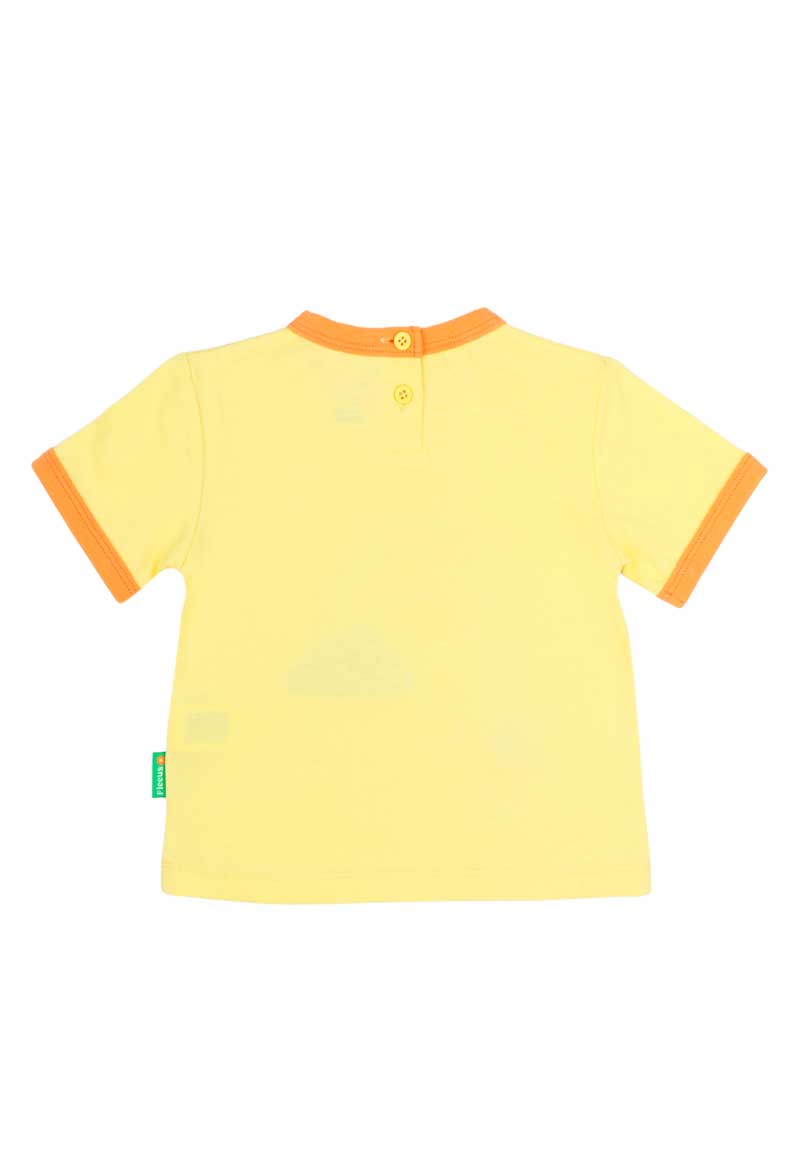 POLERA ALGODÓN NIÑA FICCUS ESTAMPADA OASIS BEBÉ AMARILLO - 2