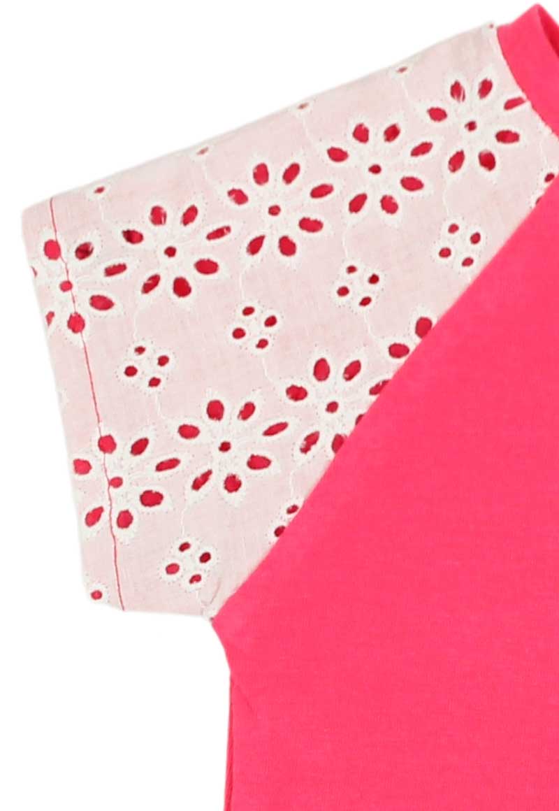 POLERA ALGODÓN NIÑA FICCUS ESTAMPADA GO BEBÉ FUCSIA - 3