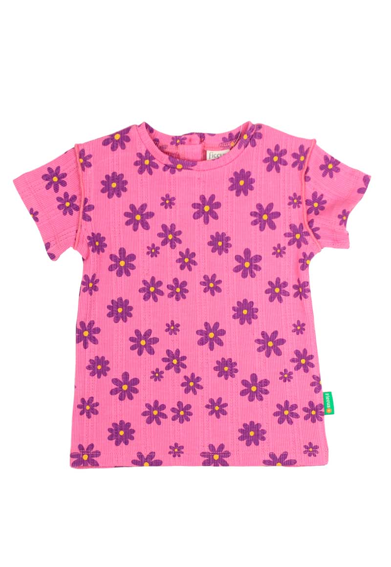 POLERA ALGODÓN NIÑA FICCUS OASIS BEBÉ MALVA - 1
