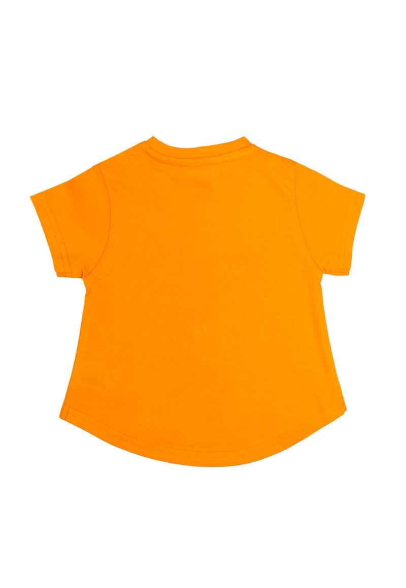 POLERA ALGODÓN NIÑA FICCUS GO BEBÉ NARANJO - 2