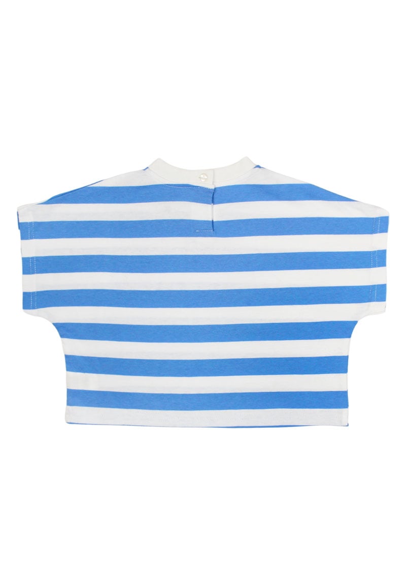 POLERA ALGODÓN NIÑA FICCUS LISTADA GO KIDS LAVANDA - 2