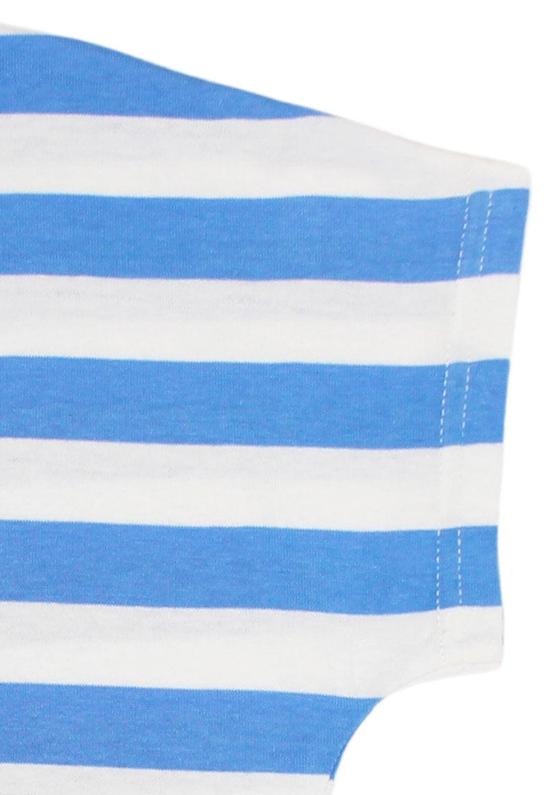 POLERA ALGODÓN NIÑA FICCUS LISTADA GO KIDS LAVANDA - 3